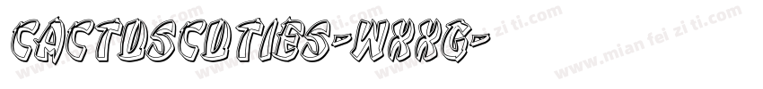 CactusCuties-WXxG字体转换