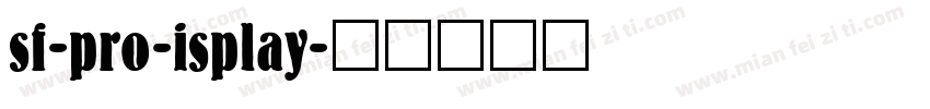 sf-pro-isplay字体转换