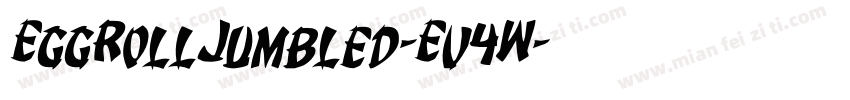 EggRollJumbled-Ev4W字体转换