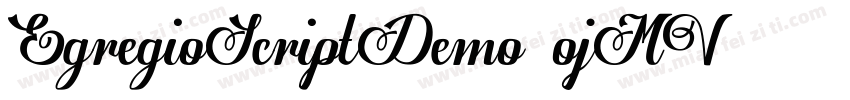 EgregioScriptDemo-ojMV字体转换