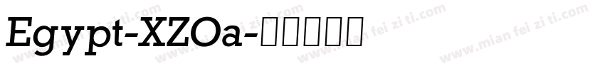 Egypt-XZOa字体转换