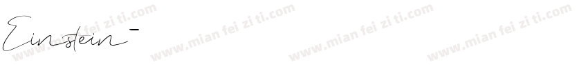 Einstein字体转换