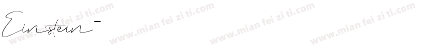 Einstein字体转换