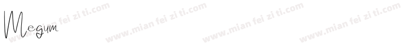 Megum字体转换