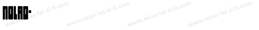 nolad字体转换