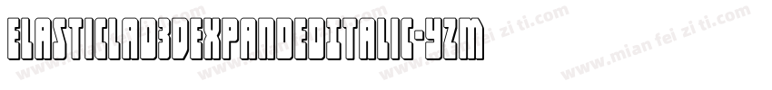 ElasticLad3DExpandedItalic-YzM6q字体转换