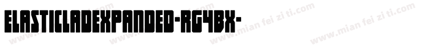 ElasticLadExpanded-rg4Bx字体转换
