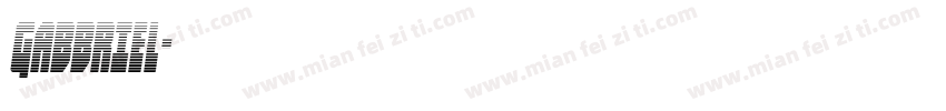 GABBRIEL字体转换
