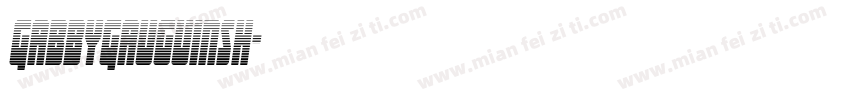 GabbyGauguinSH字体转换