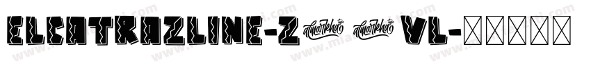 ElcatrazLine-z89Vl字体转换