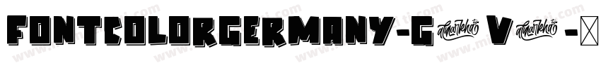 FontColorGermany-g9V6字体转换