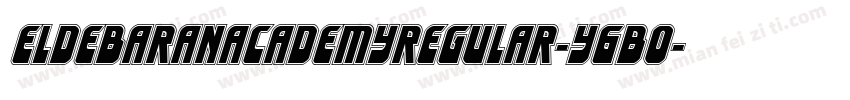 EldebaranAcademyRegular-Y6BO字体转换