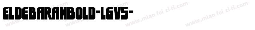 EldebaranBold-L6v5字体转换