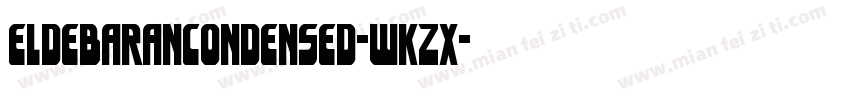EldebaranCondensed-wKZx字体转换