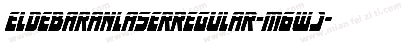 EldebaranLaserRegular-M6wJ字体转换