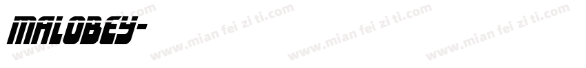 Malobey字体转换