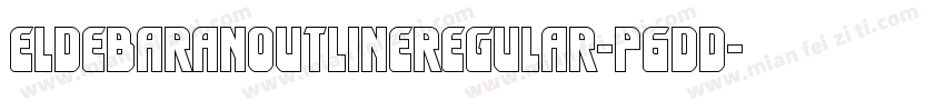 EldebaranOutlineRegular-P6dd字体转换