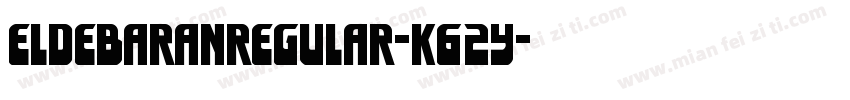 EldebaranRegular-K62y字体转换