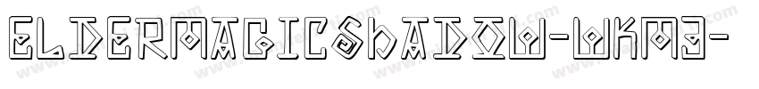 ElderMagicShadow-wKM3字体转换