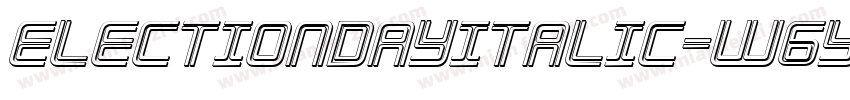 ElectionDayItalic-W6YO字体转换