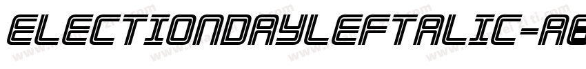 ElectionDayLeftalic-a6Lg字体转换