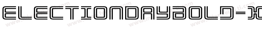 ElectionDayBold-X6rZ字体转换