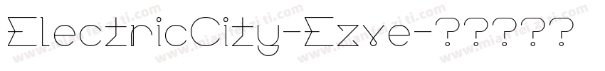 ElectricCity-Ezve字体转换