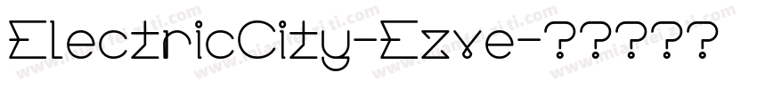 ElectricCity-Ezve字体转换