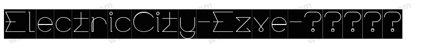 ElectricCity-Ezve字体转换