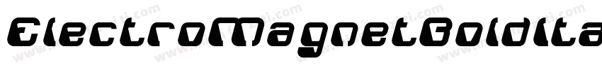 ElectroMagnetBoldItalic-AzV7字体转换