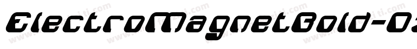 ElectroMagnetBold-Dzl1字体转换
