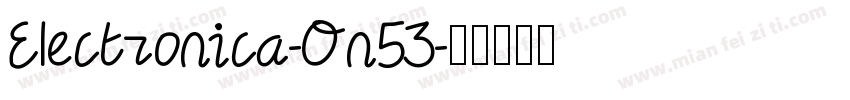 Electronica-On53字体转换