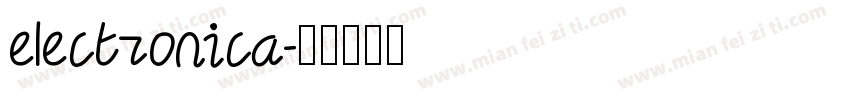electronica字体转换