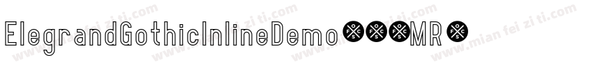 ElegrandGothicInlineDemo-jJMR字体转换
