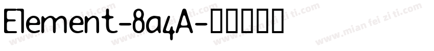 Element-8a4A字体转换
