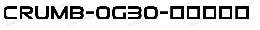 Crumb-OG3O字体转换