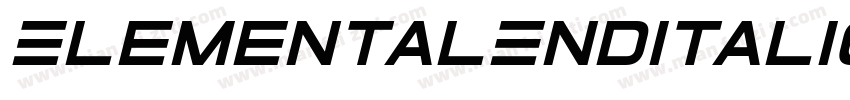 ElementalEndItalic-xyrm字体转换