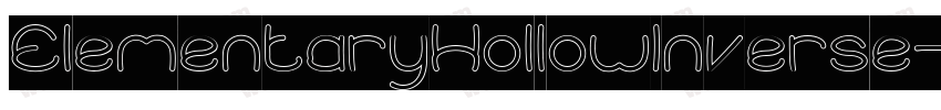 ElementaryHollowInverse-j8Z7字体转换
