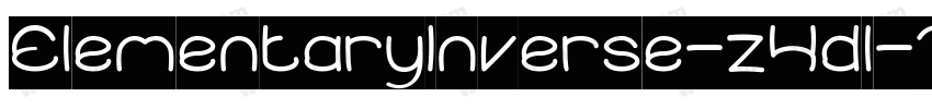 ElementaryInverse-z4dl字体转换