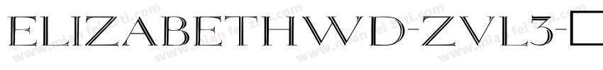 ElizabethWd-ZVl3字体转换