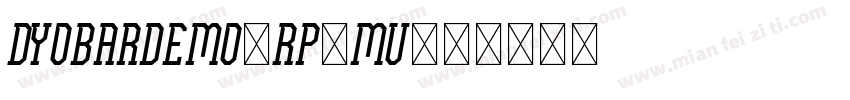 DyobarDemo-Rp9Mv字体转换