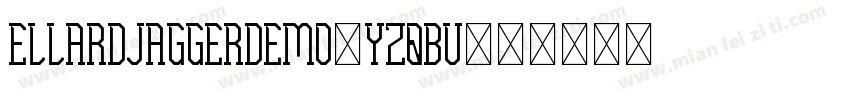 EllardJaggerDemo-YzqBv字体转换