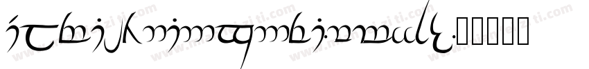 ElvishRingNfi-wMJz字体转换
