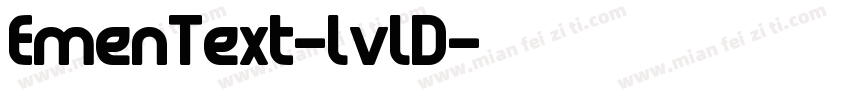 EmenText-LvLD字体转换