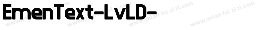 EmenText-LvLD字体转换