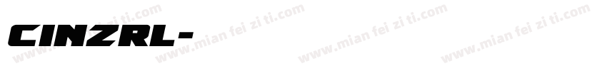 Cinzrl字体转换