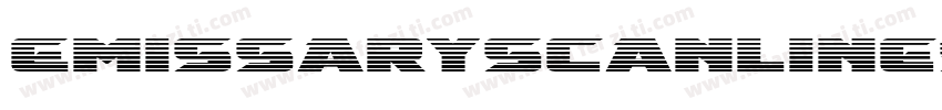 EmissaryScanlines-8pdZ字体转换