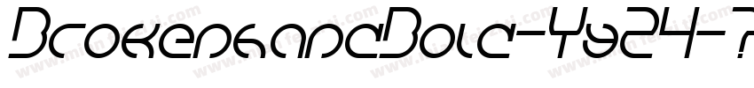 BrokenhandBold-Yy24字体转换