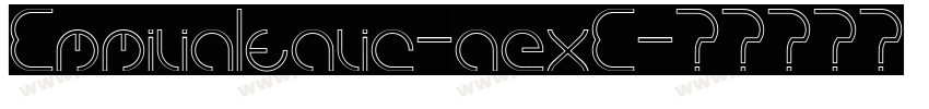 EmmiliaItalic-aexE字体转换