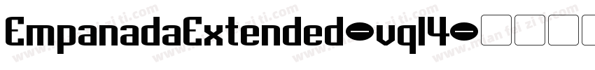EmpanadaExtended-vql4字体转换